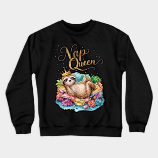 Nap Queen: Watercolor Dreams Crewneck Sweatshirt